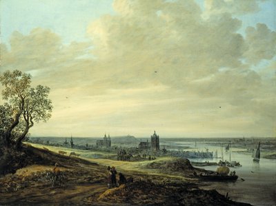 Panoramisch landschap met uitzicht op Arnhem door Jan Josephsz van Goyen